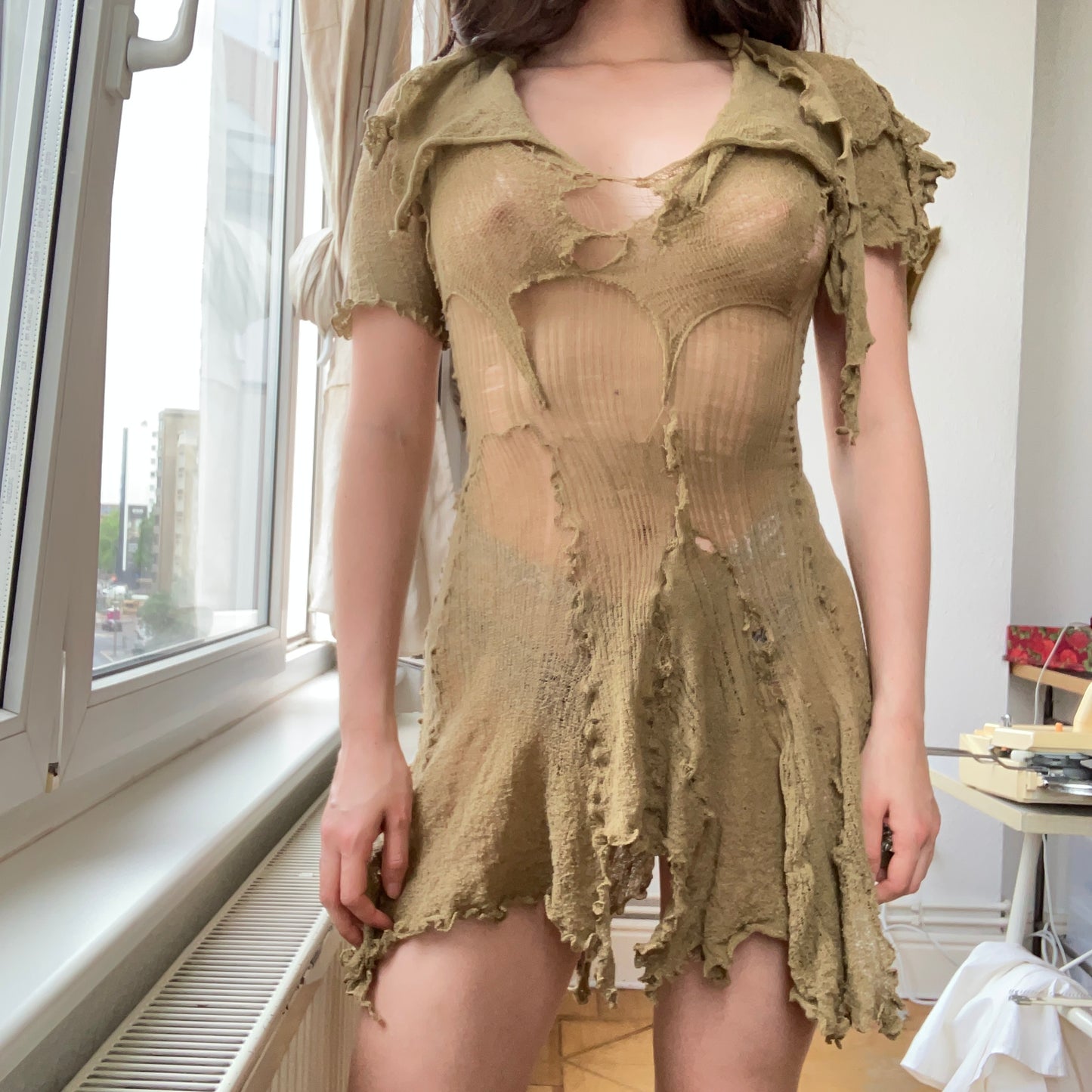 gargarox ~ Mini moss dress