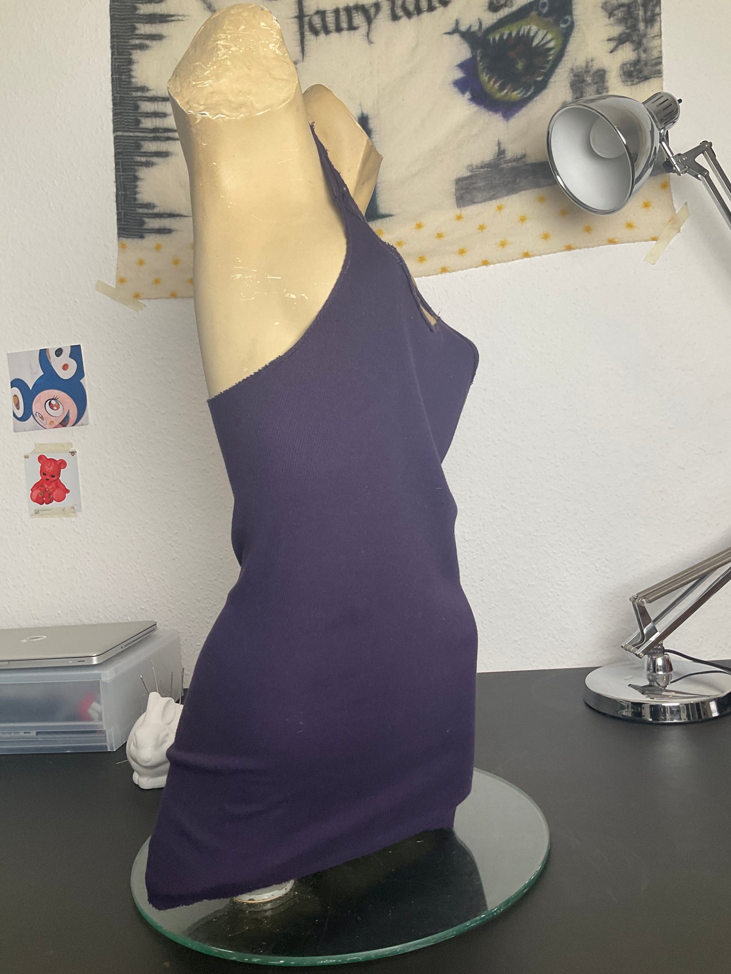 Ifsixwasnine purple long tank top