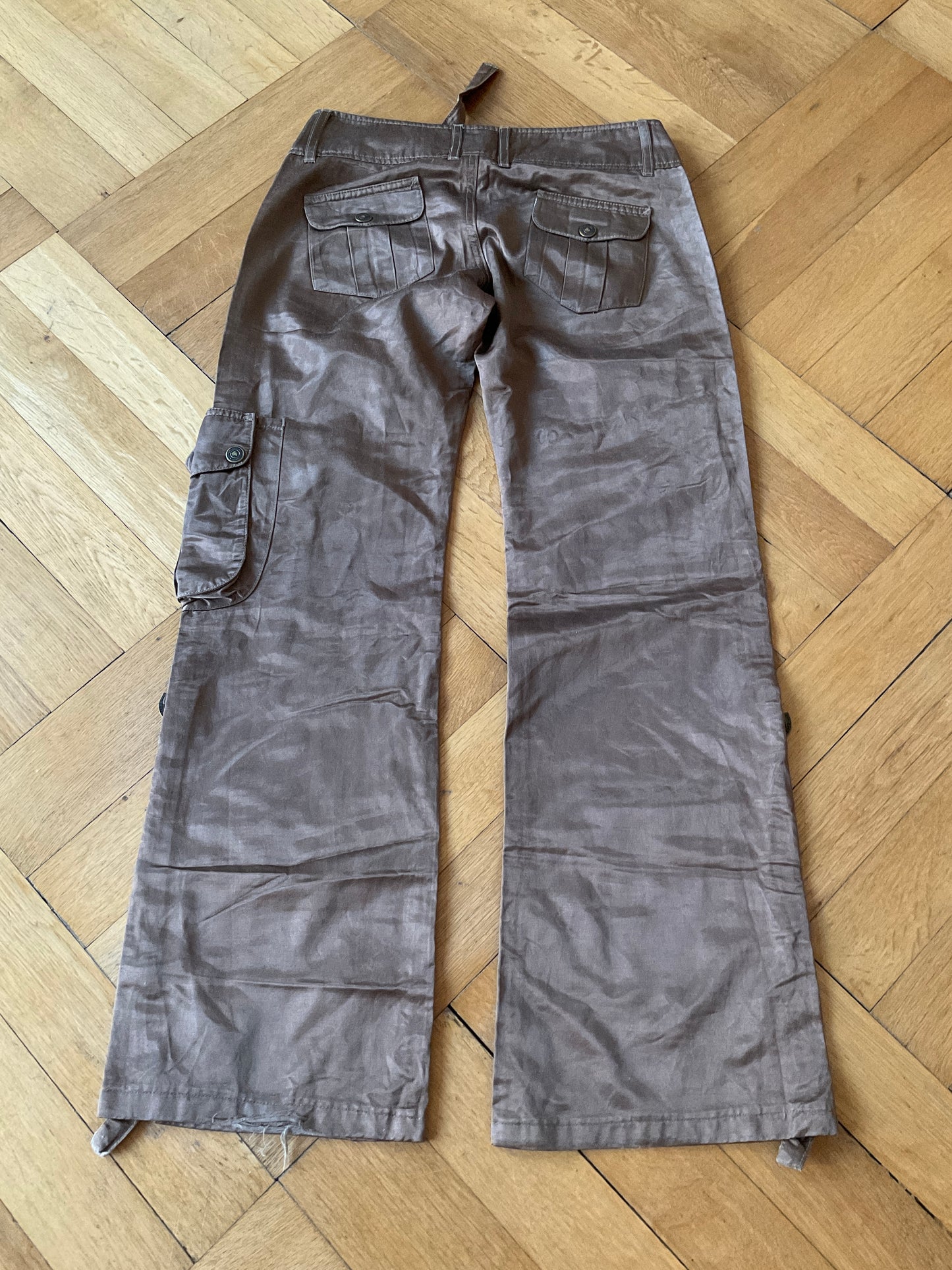 Low rise shiny cargos