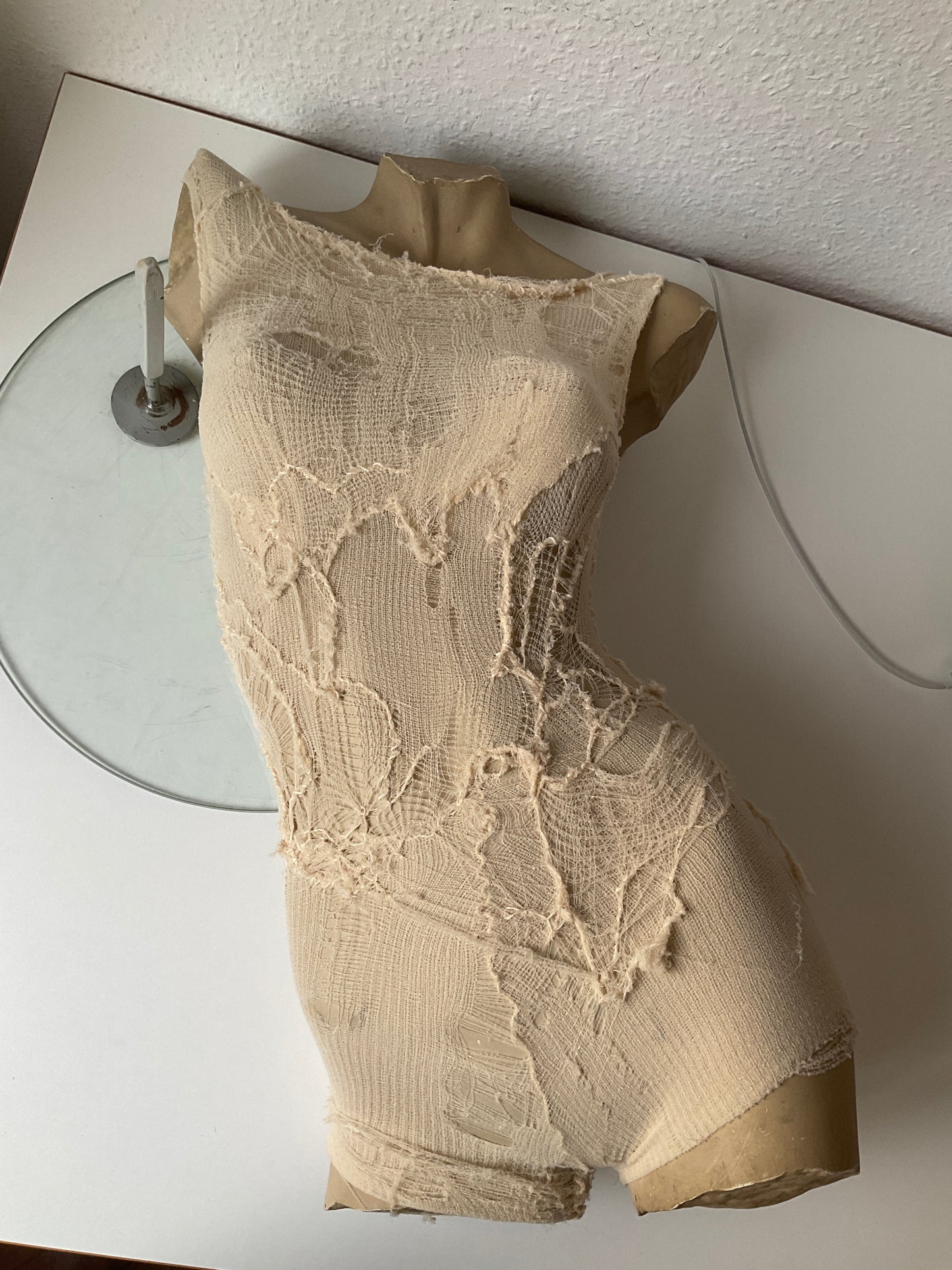 annina - distressed knit onesie