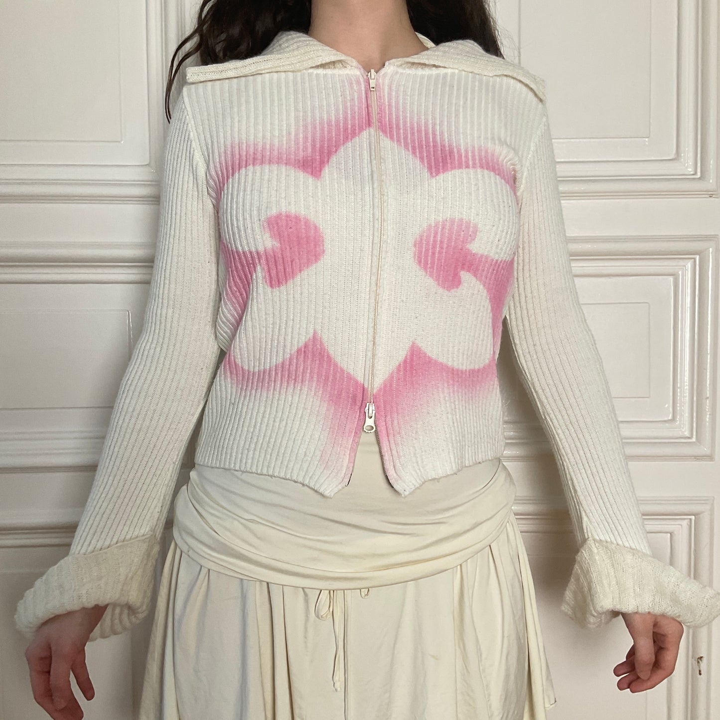 ꒰⑅ᵕ༚ᵕ꒱˖♡ Fleur de Lis Cardigan ♡˖꒰ᵕ༚ᵕ⑅꒱