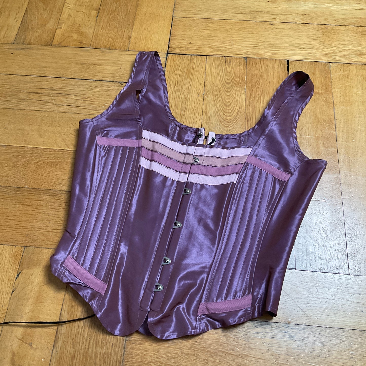 Purple corset