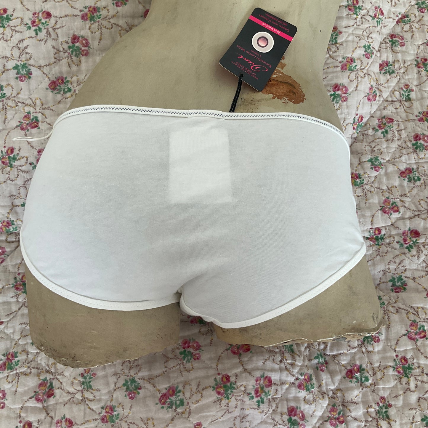 Keep out of reach of good girls ~ white Diesel underwear