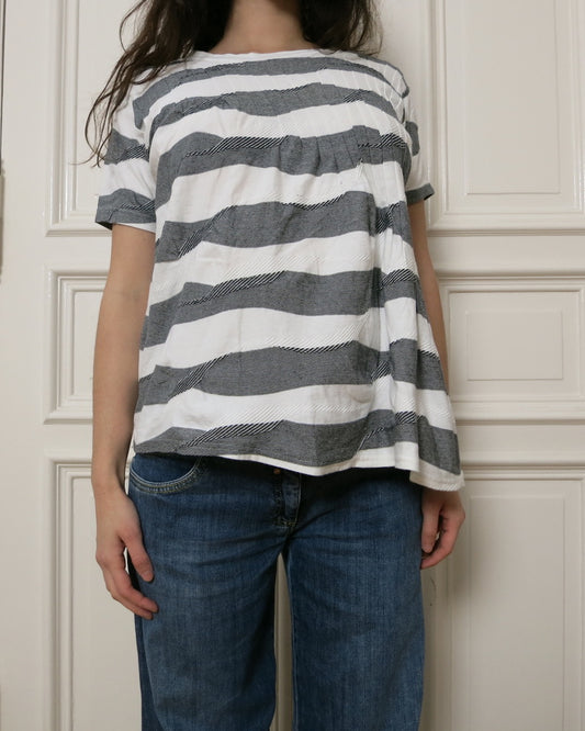 gomme gathered t-shirt