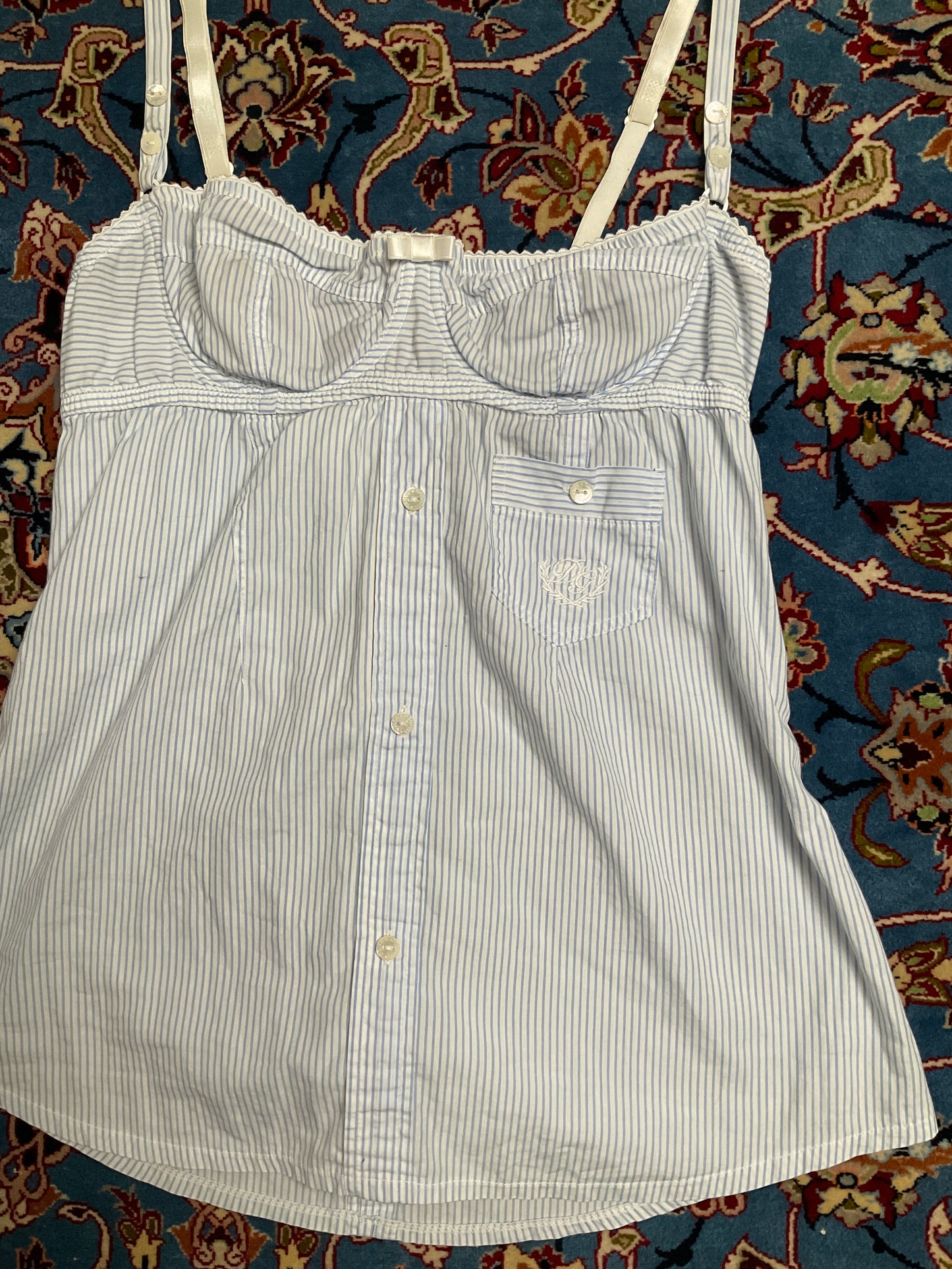 Dolce & Gabbana preppy corset top