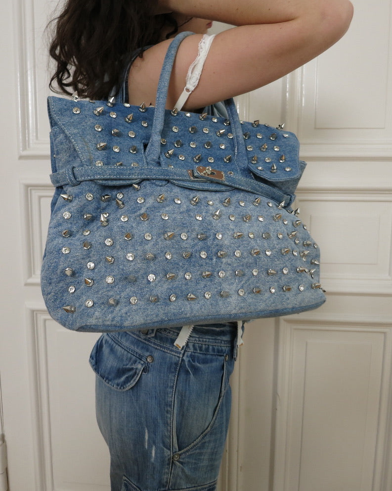 Denim "birkin"