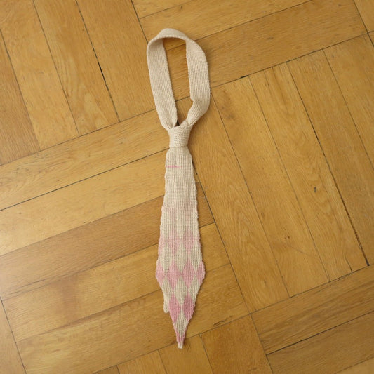Natascha Domino argyle tie