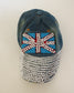 Bedazzled Union Jack cap