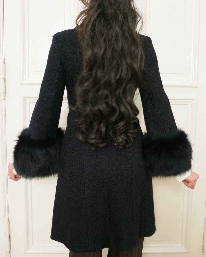 Chic wool-blend coat