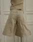 Flared safari shorts