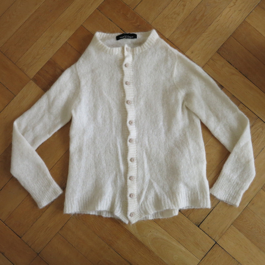 Comme des Garcons alpaca cardigan