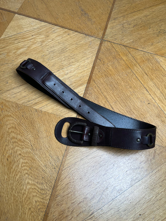 Leather belt