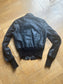 Italian autumnal leather jacket