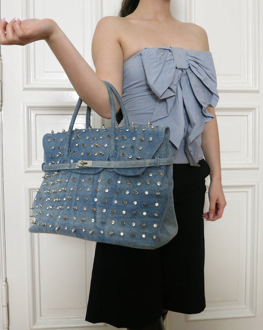 Denim "birkin"