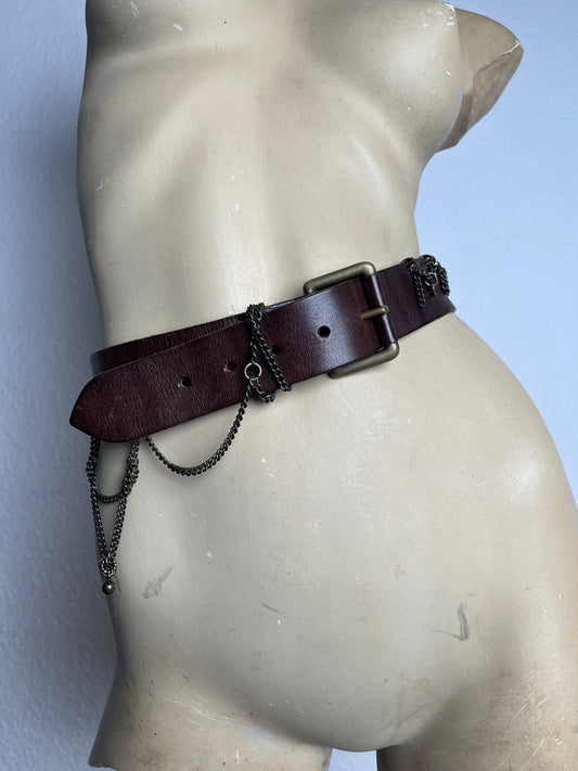 Dries Van Noten leather belt