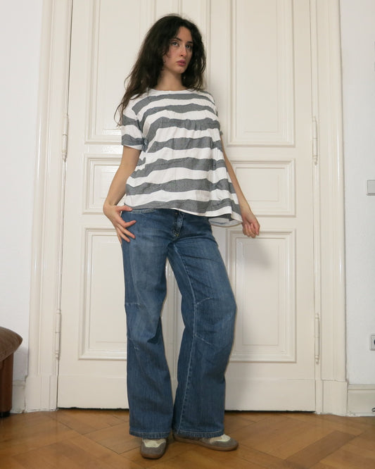gomme gathered t-shirt