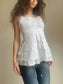 Precious milkmaid top with lace details