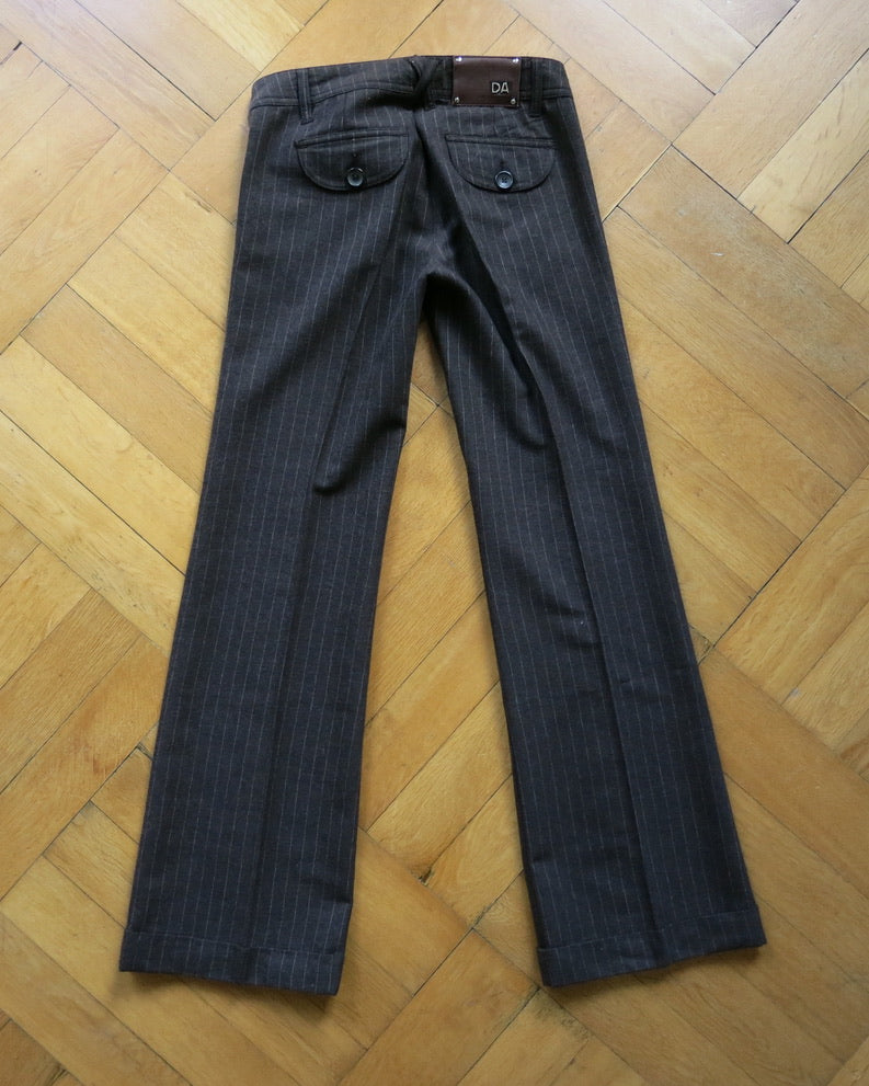 Pinstripe trousers