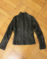 Asymmetrical leather jacket
