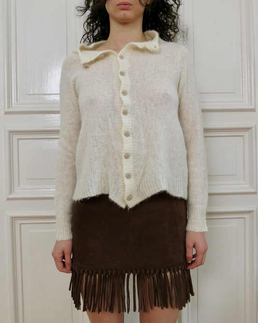 Comme des Garcons alpaca cardigan