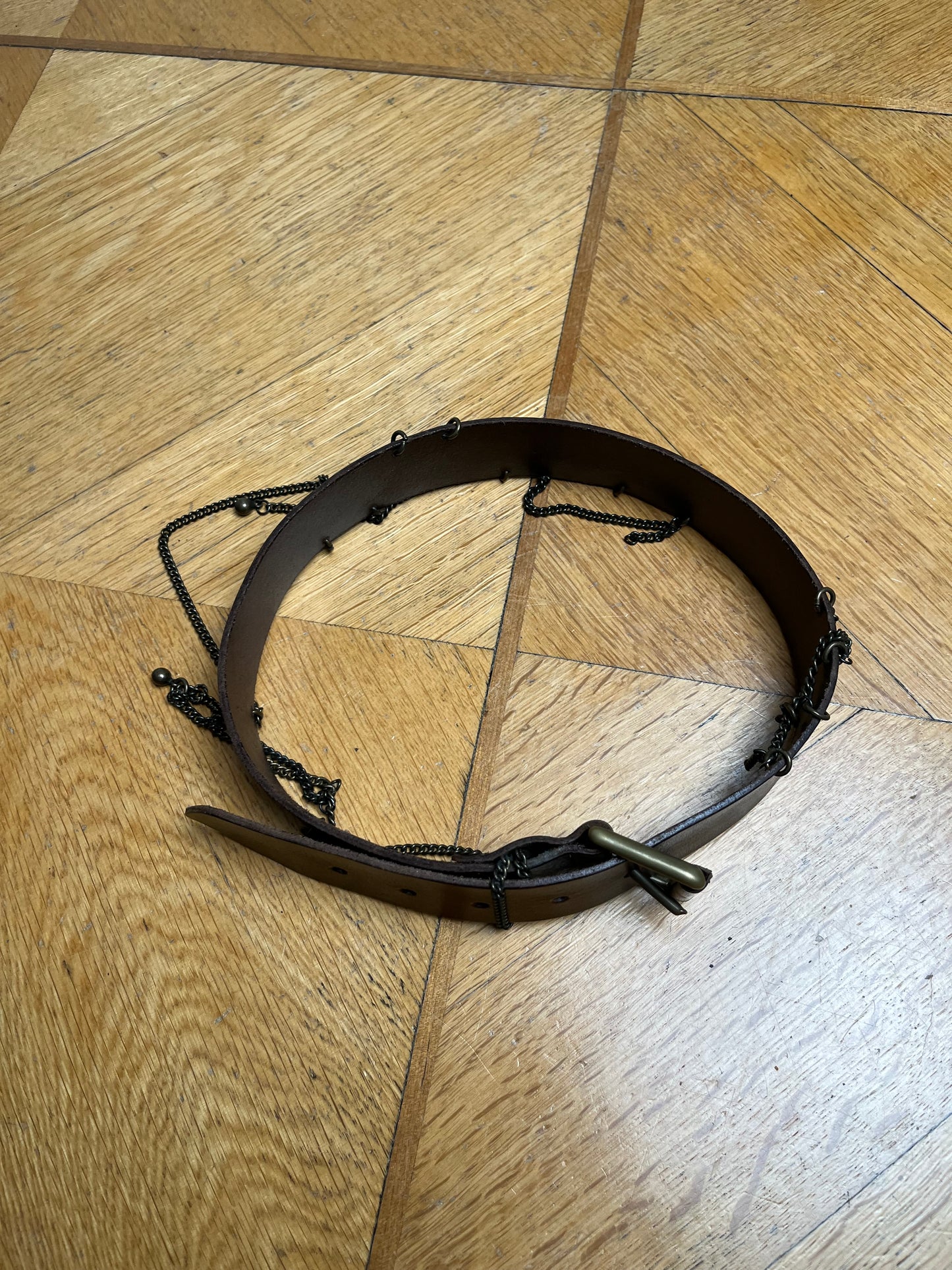 Dries Van Noten leather belt