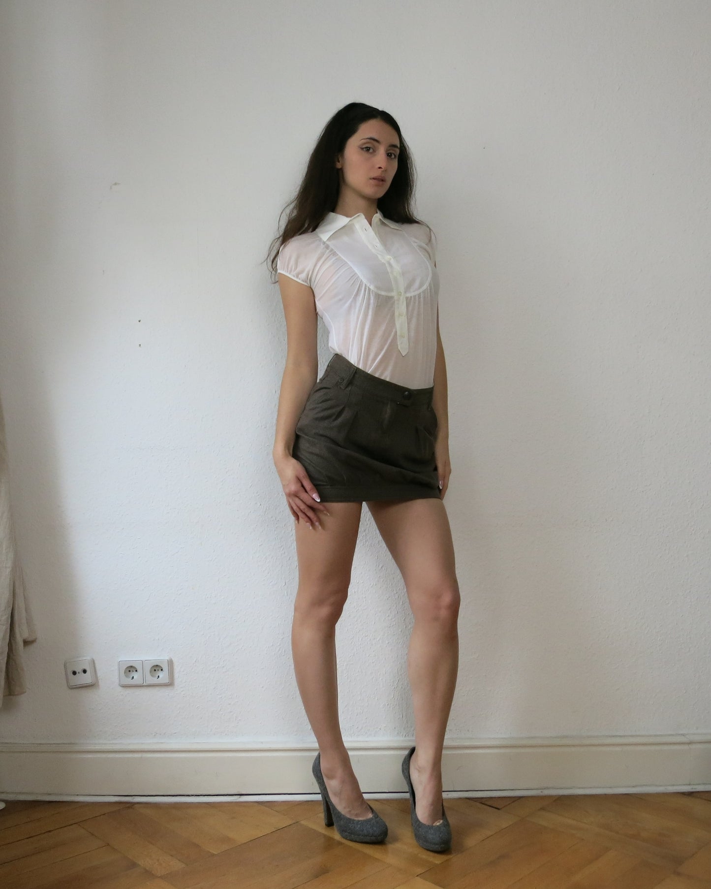 Puffy miniskirt