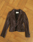 Leather blazer