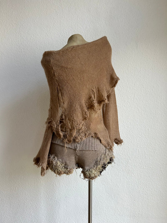 annina “les sœurs” mohair monkcore top