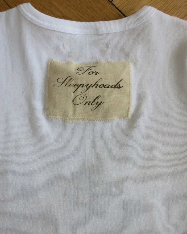 J'adorable Basics white sleepyhead t-shirt