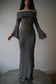 annina grey monkcore dress