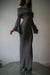 annina grey monkcore dress