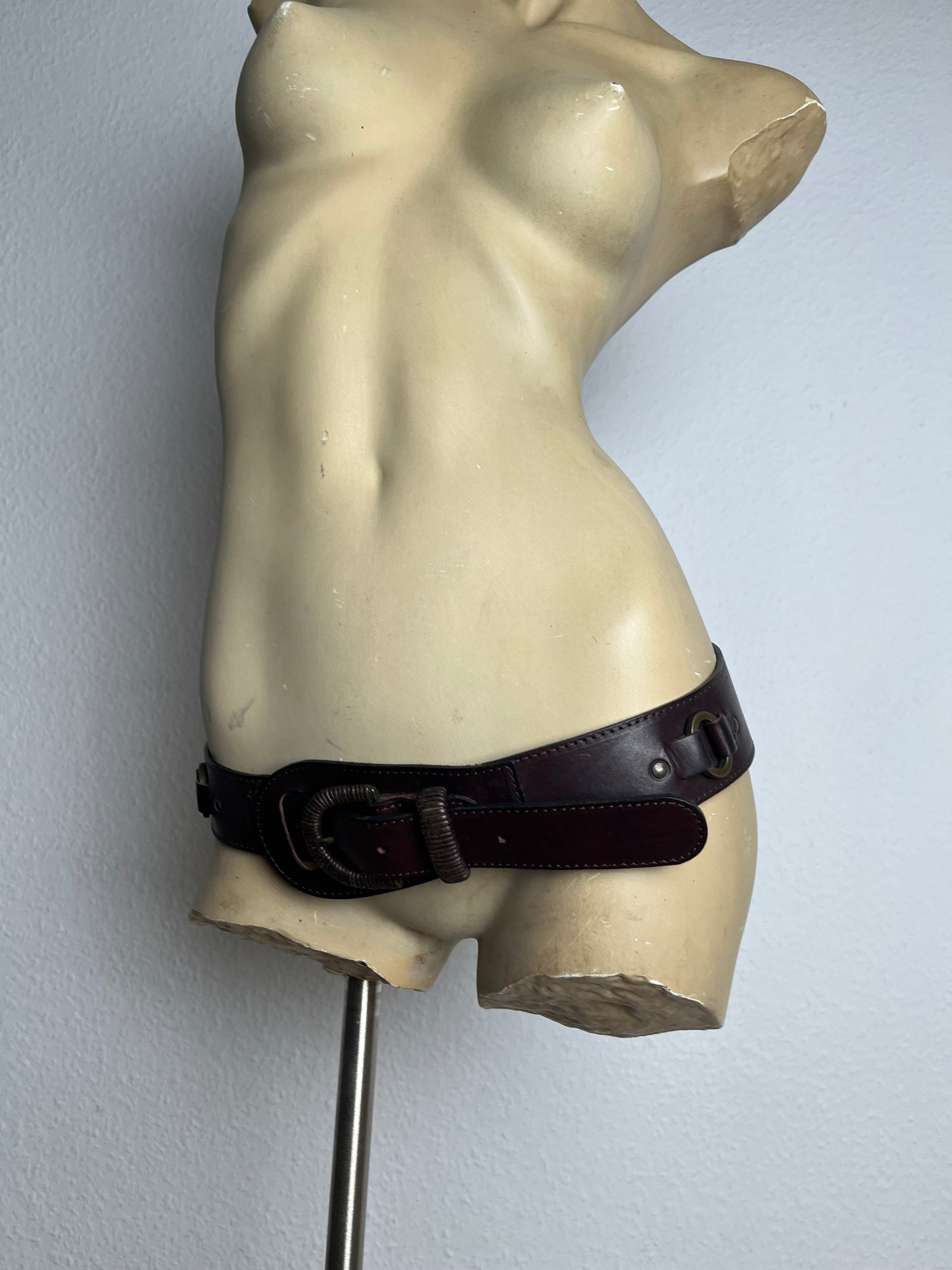 Leather belt