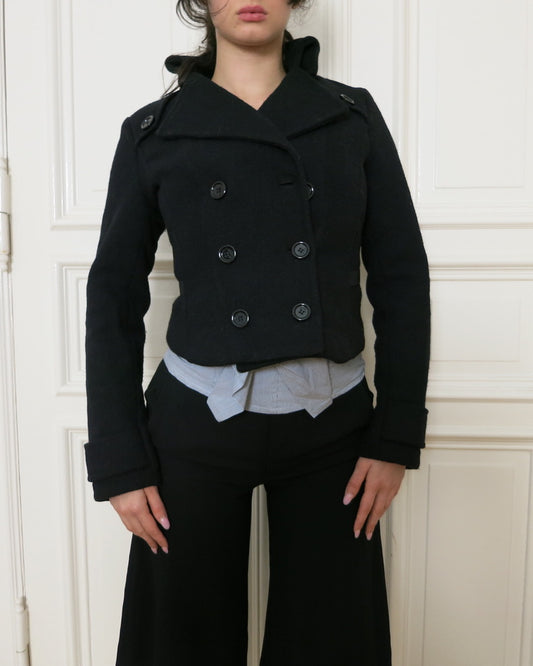Snatched peacoat