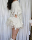 annina ivory mohair dress