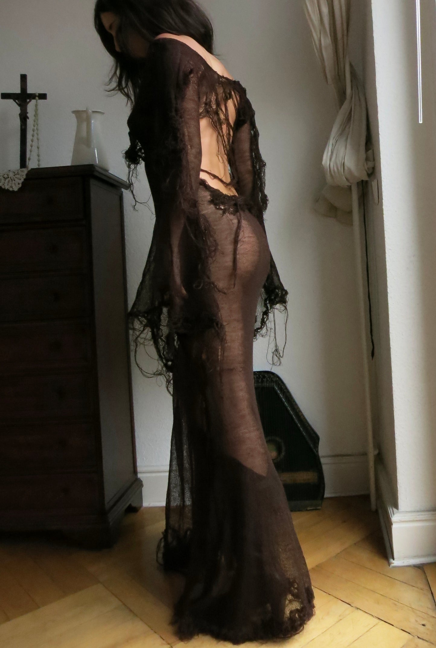 Annina brown dress