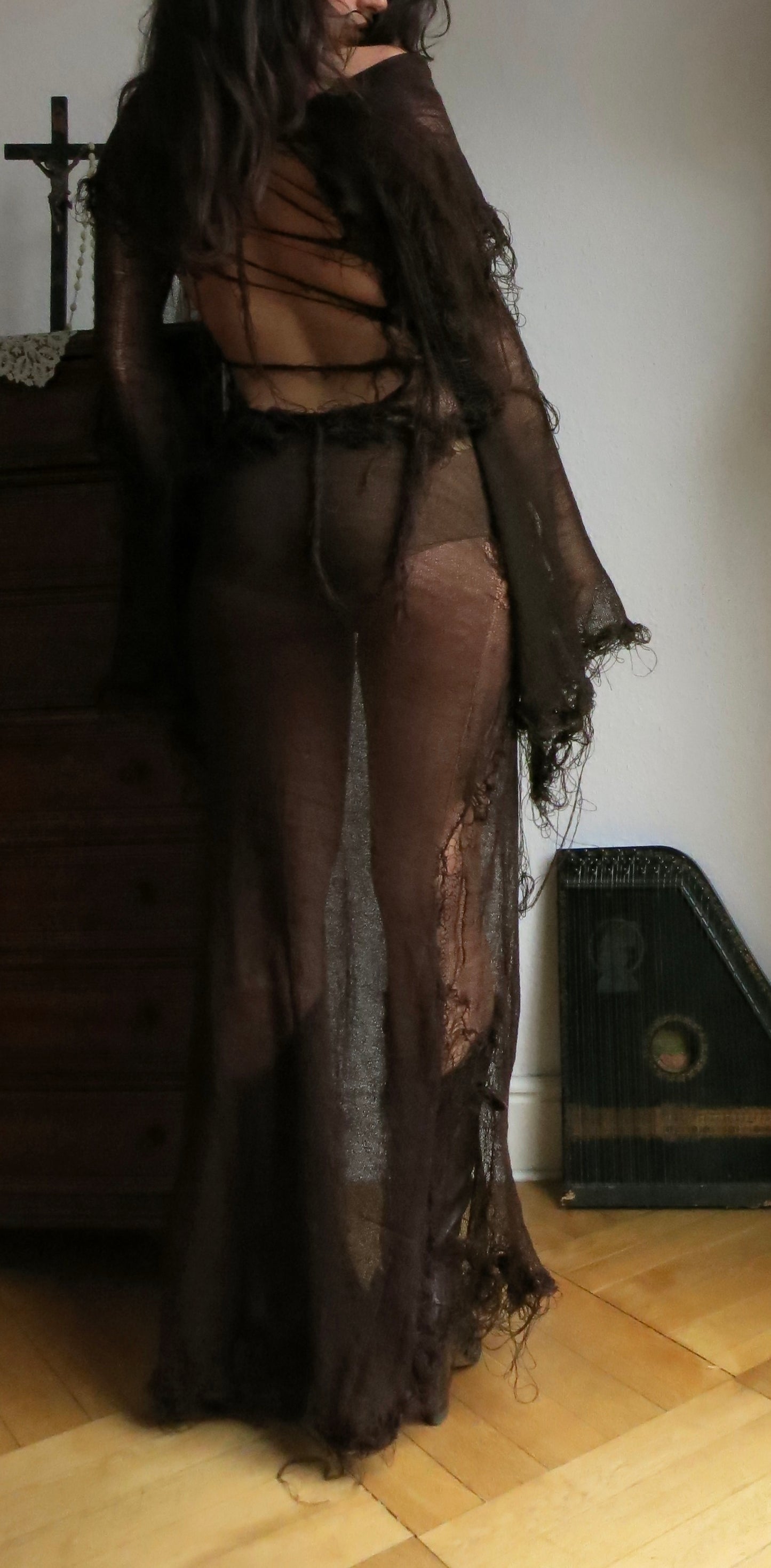 Annina brown dress