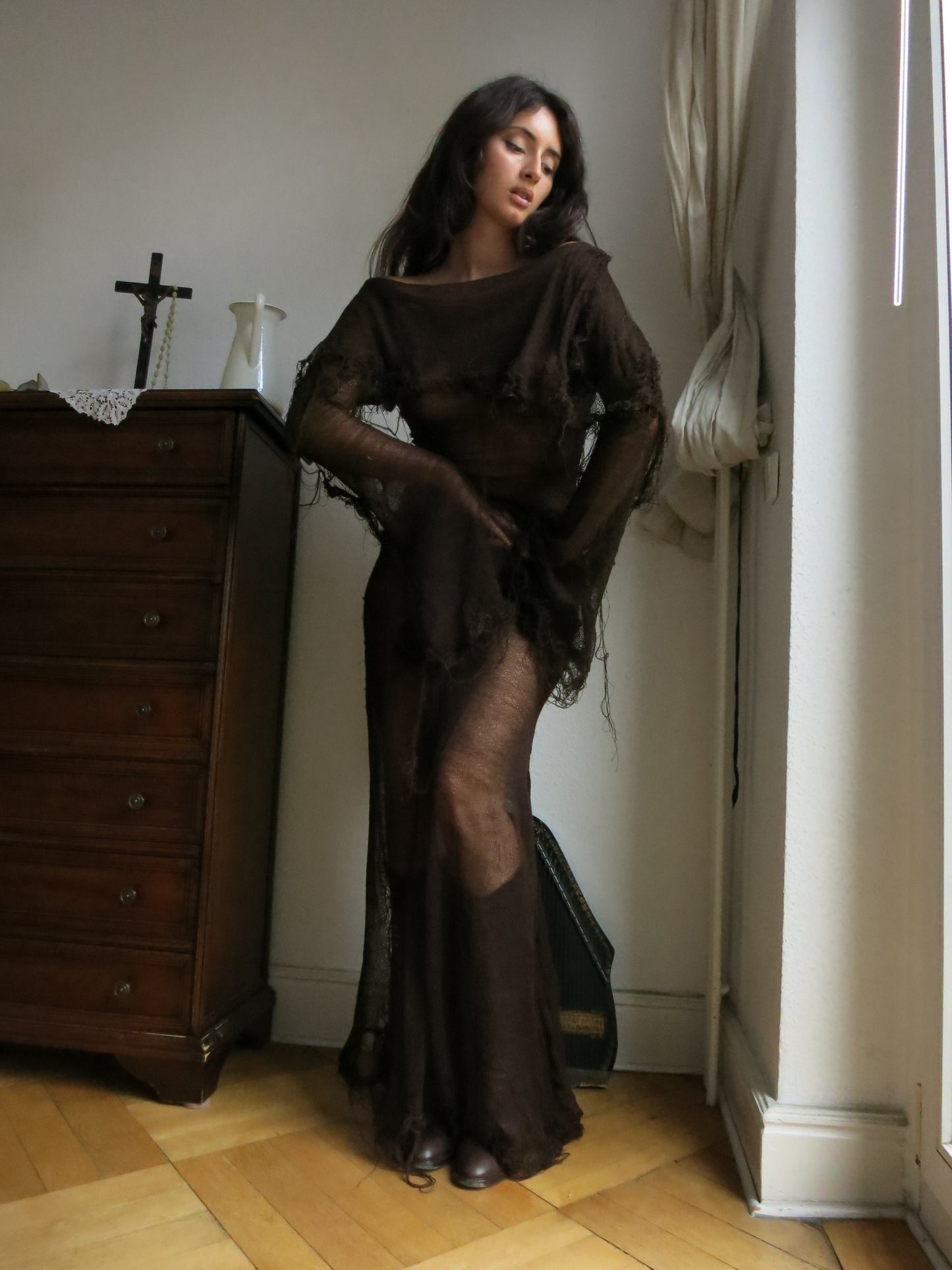 Annina brown dress