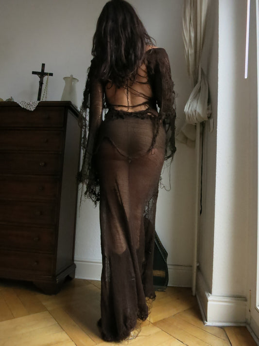 Annina brown dress
