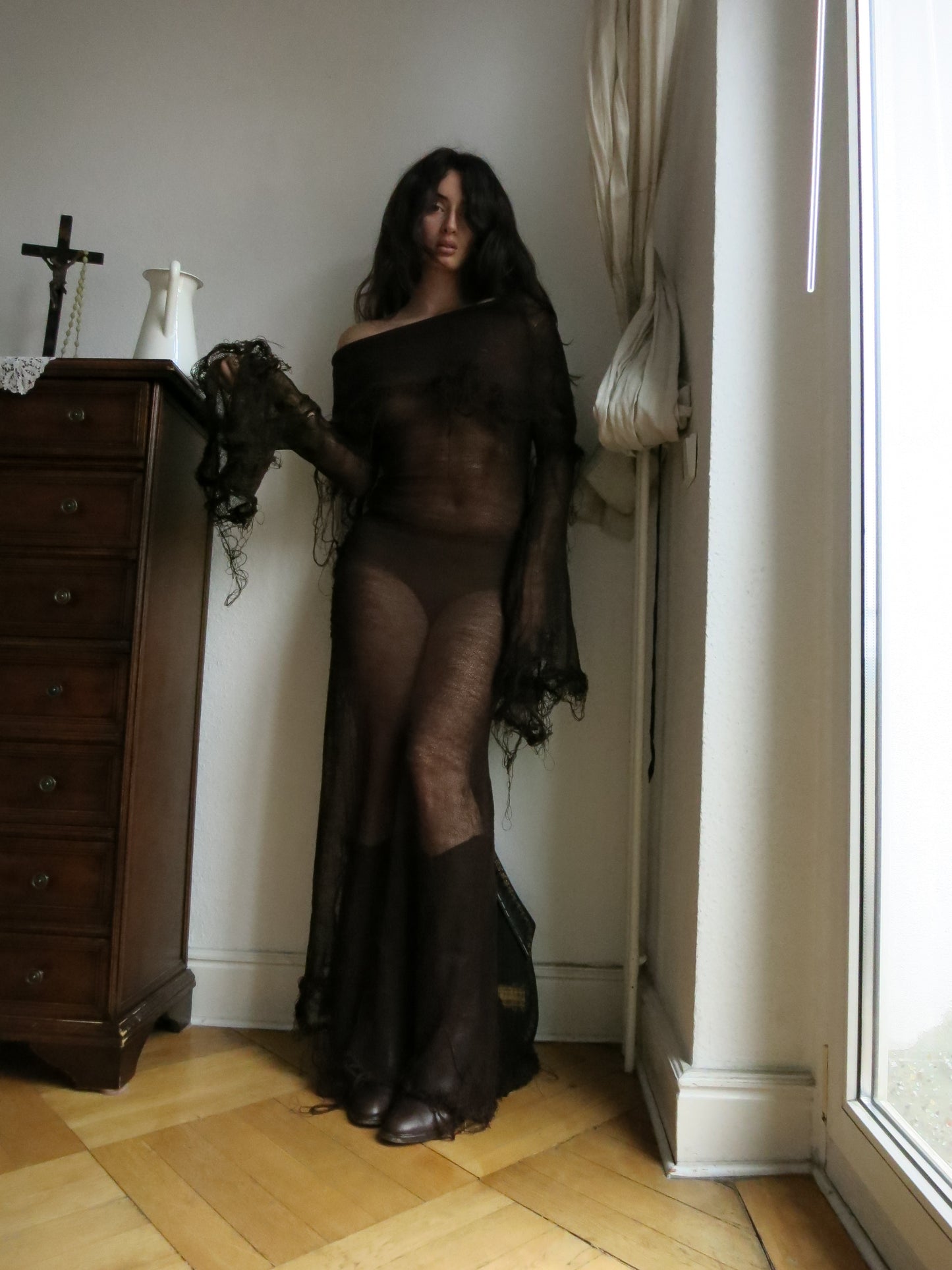 Annina brown dress