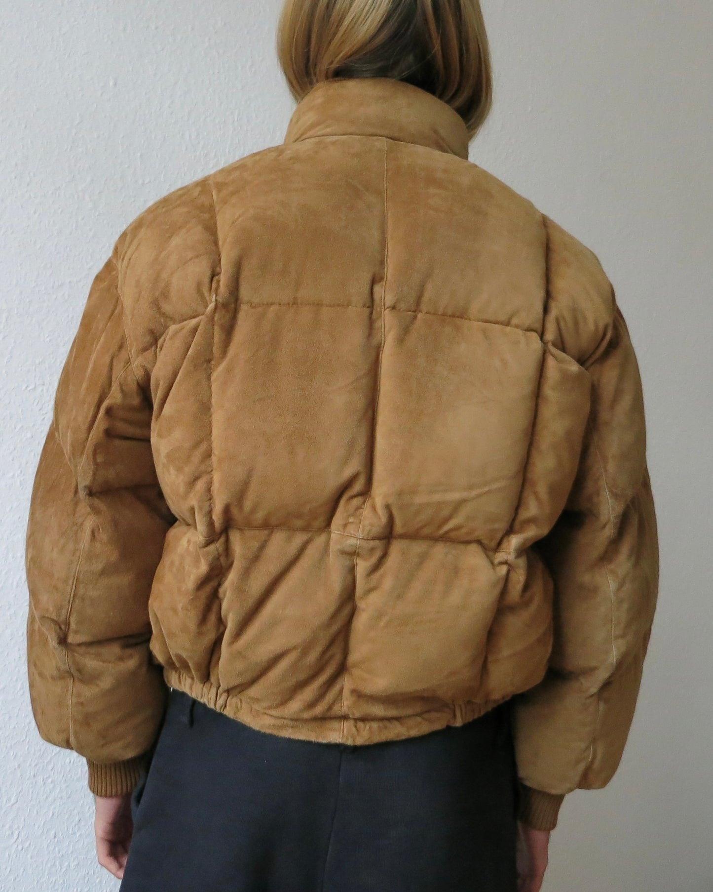 Warm Gianfranco Ferré suede puffer