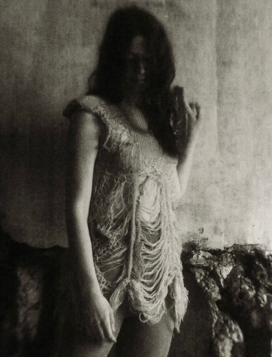 annina “les sœurs” hay
 mini dress