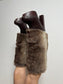 Milkmaid platform furry boots