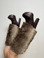 Milkmaid platform furry boots