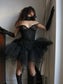 Annina black ballerina dress