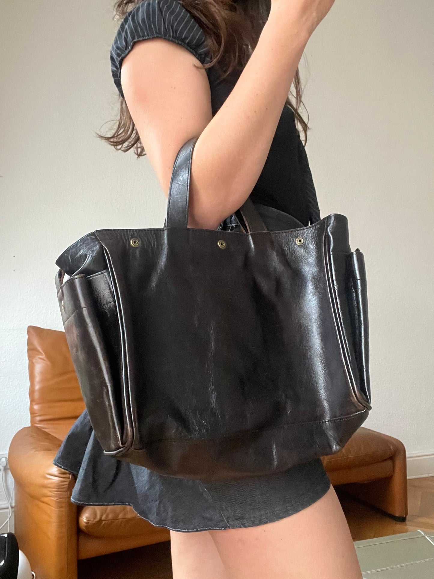 Zucca leather bag