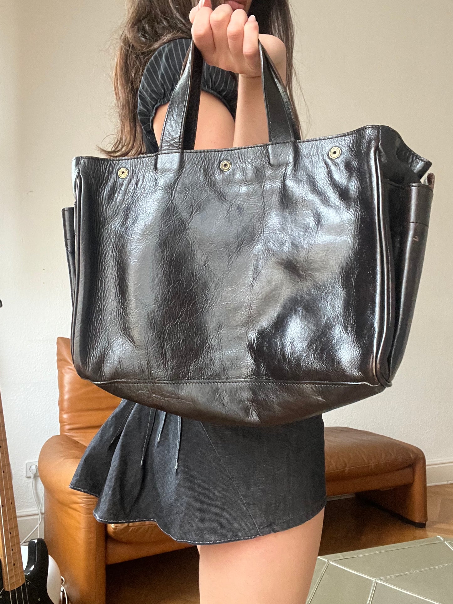 Zucca leather bag