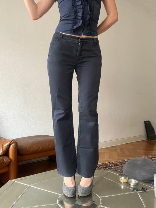 Sportmax navy blue trousers