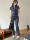 Sportmax navy blue trousers