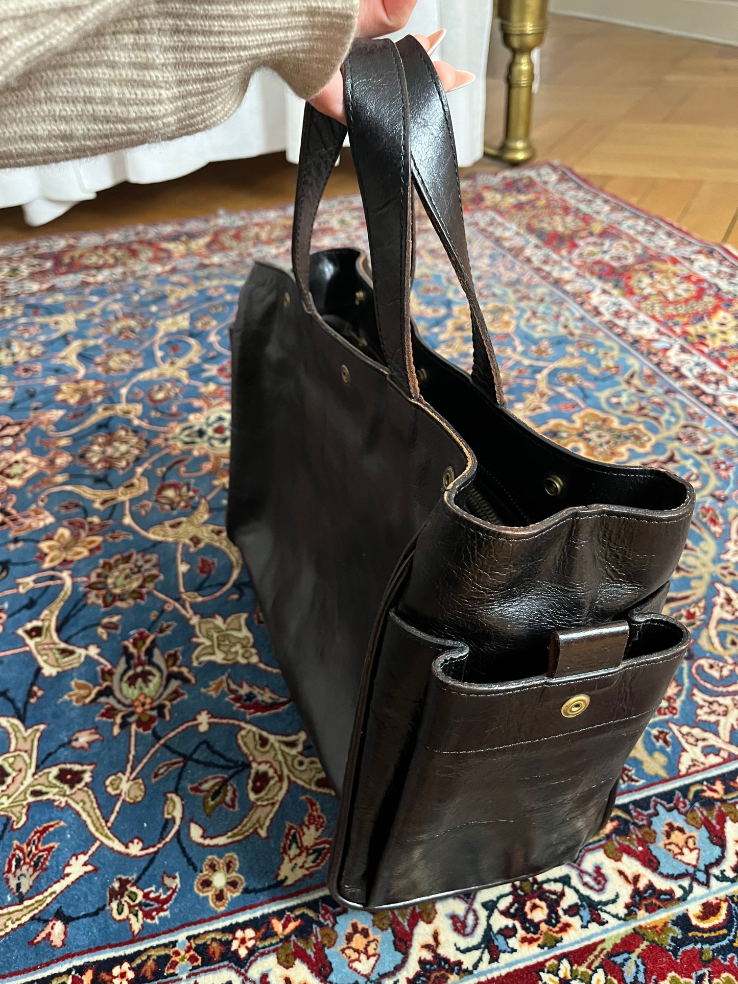 Zucca leather bag