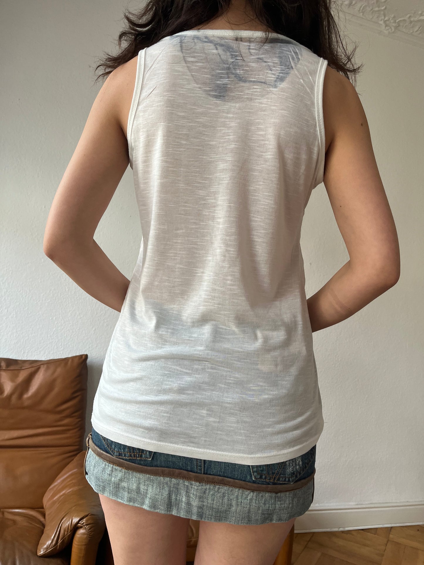 trompe l'oeil tank top